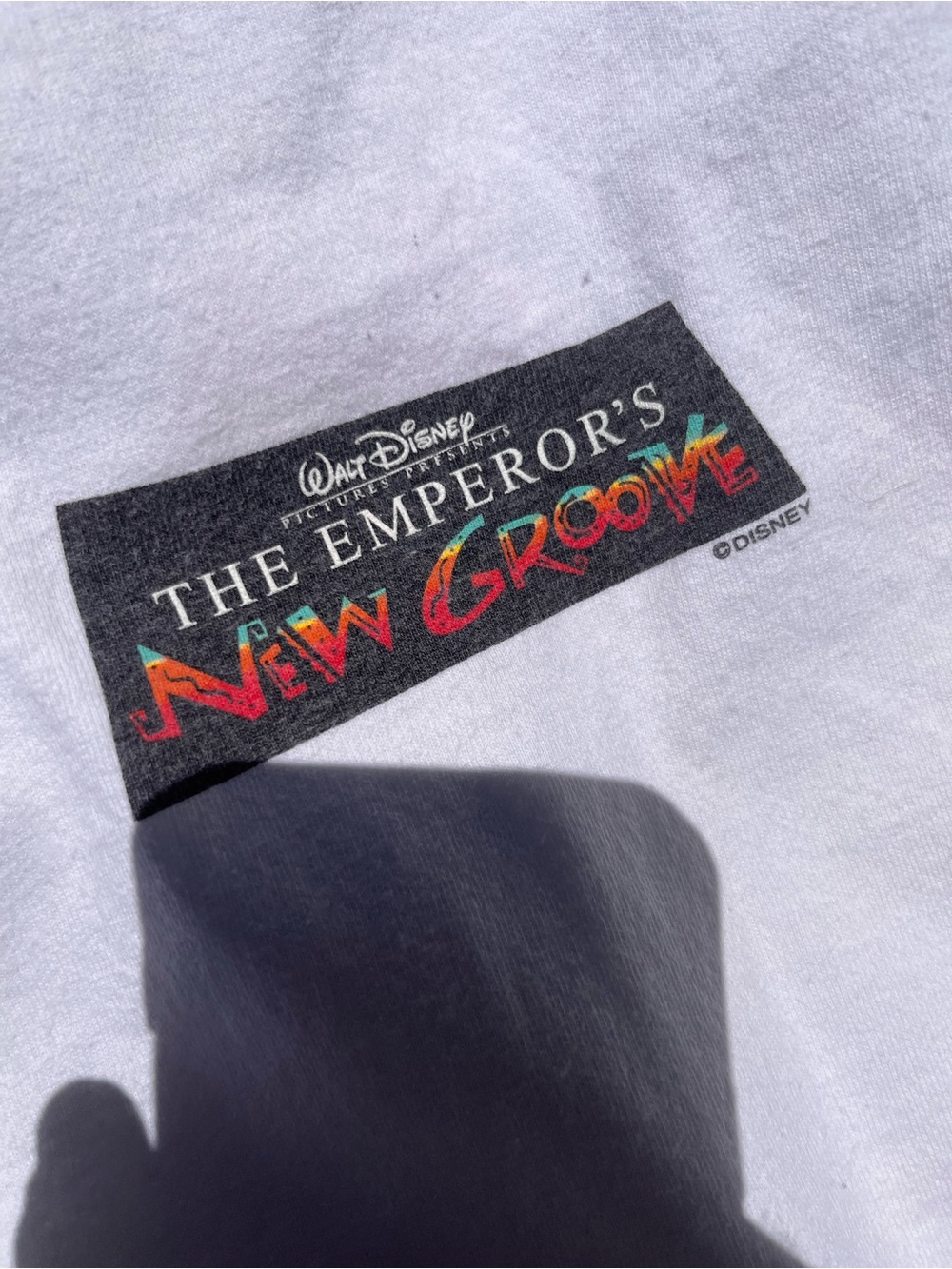 VTG 2000 DISNEY promo double sided shirt the emporer’s new groove men’s L